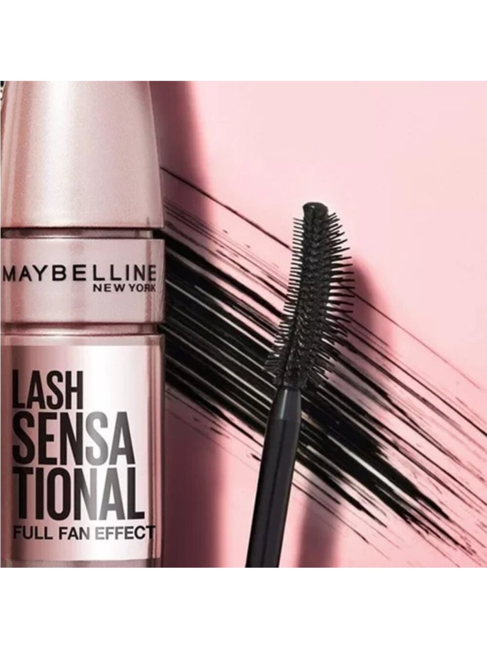 (2) Maybelline Lash Sensational Full Fan Effect Very Black Mascara- .15oz Travel - Picture 2 of 4